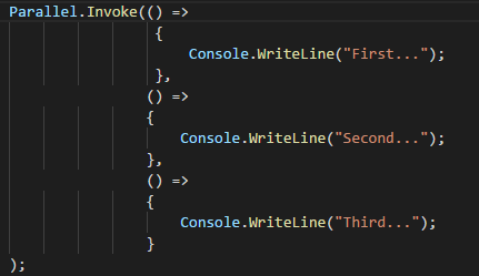 Parallel programming with just two lines of code!